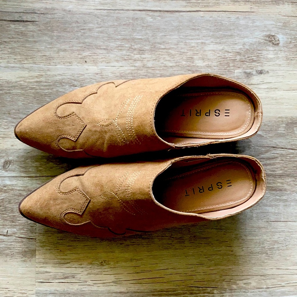 Esprit Diane Mules Size 9.5. Worn very briefly.